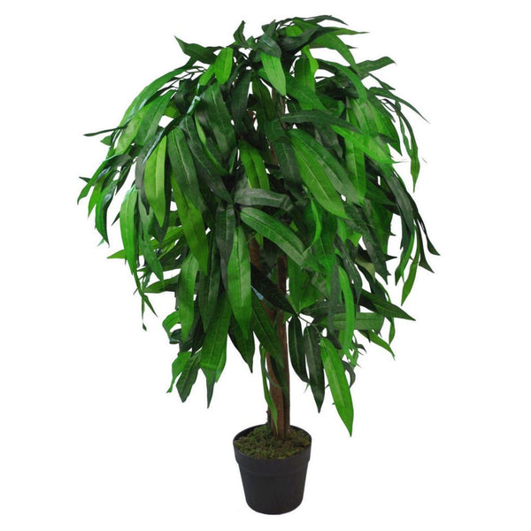 Artificial Mango Plant Tree Green 100cm Trunk