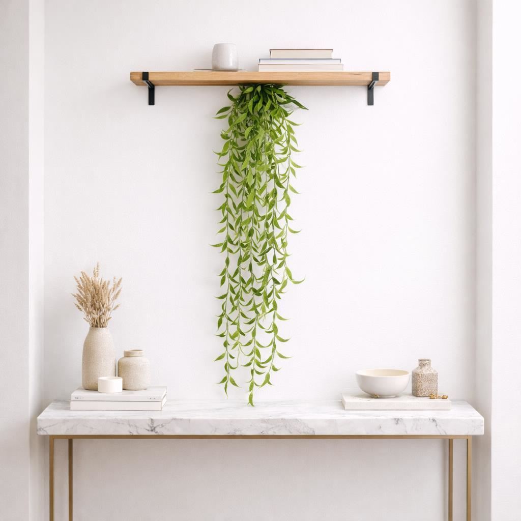 Pack of 6 x 90cm Artificial Trailing Botanik Vine Hanging Plant Faux Greenery Cascade - Premium Quality