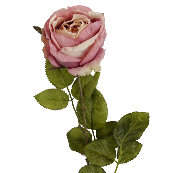 Pack of 6 x 70cm Artificial Light Pink Rose