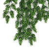 Pack of 6 x Hanging UV and Fire Resistant Artificial Clustered Fern Plant 128cm - Premium Quality
