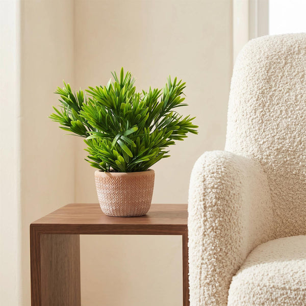 Artificial Plant Terracotta Pot Honey Shrub