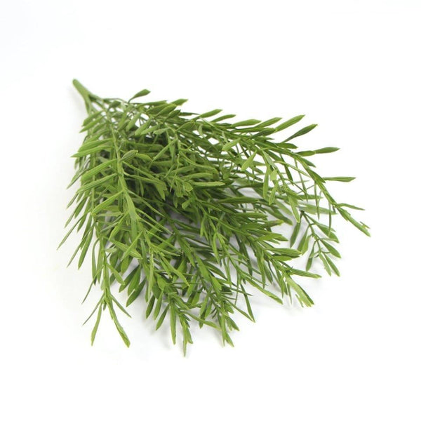Pack of 6 x 40cm Fire Resistant Artificial Foliage Grass Stem - Premium Quality