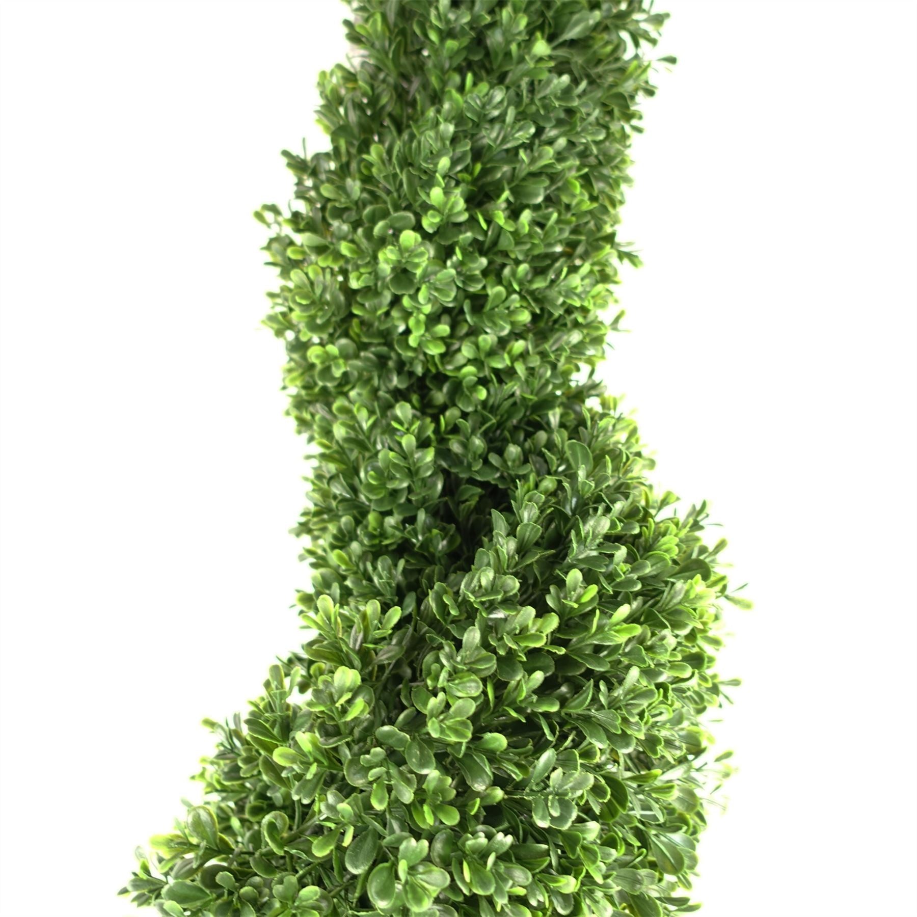 Artificial Topiary Boxwood Spiral Tree - 920 leaves UV PROTECTED OUTDOOR Botanik