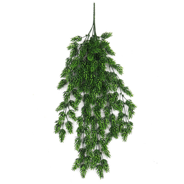 Pack of 6 x Hanging UV and Fire Resistant Artificial Clustered Fern Plant 128cm - Premium Quality