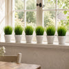 Pack of 6 x 22cm Artificial Grass Plant