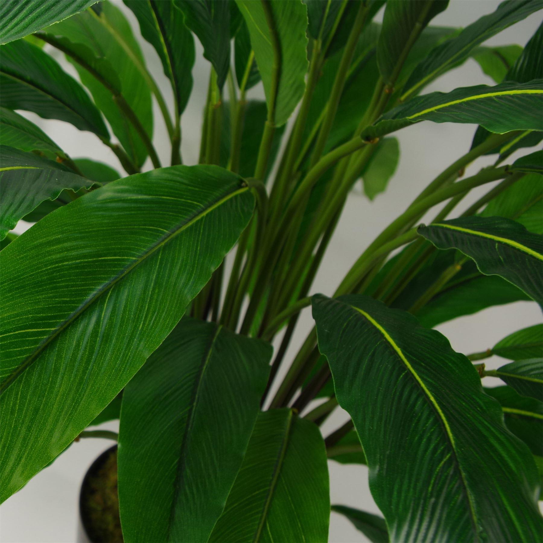 90cm Variegated Artificial Calathea Plant with pot