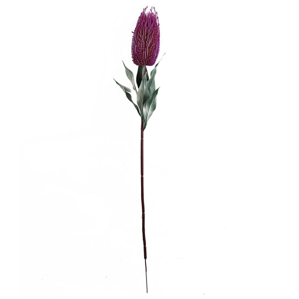 Pack of 6 x 75cm Banksia Menziesii Pink Flower Stem Artificial - Premium Quality