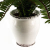 Artificial Fern Bush in Decorative Planter