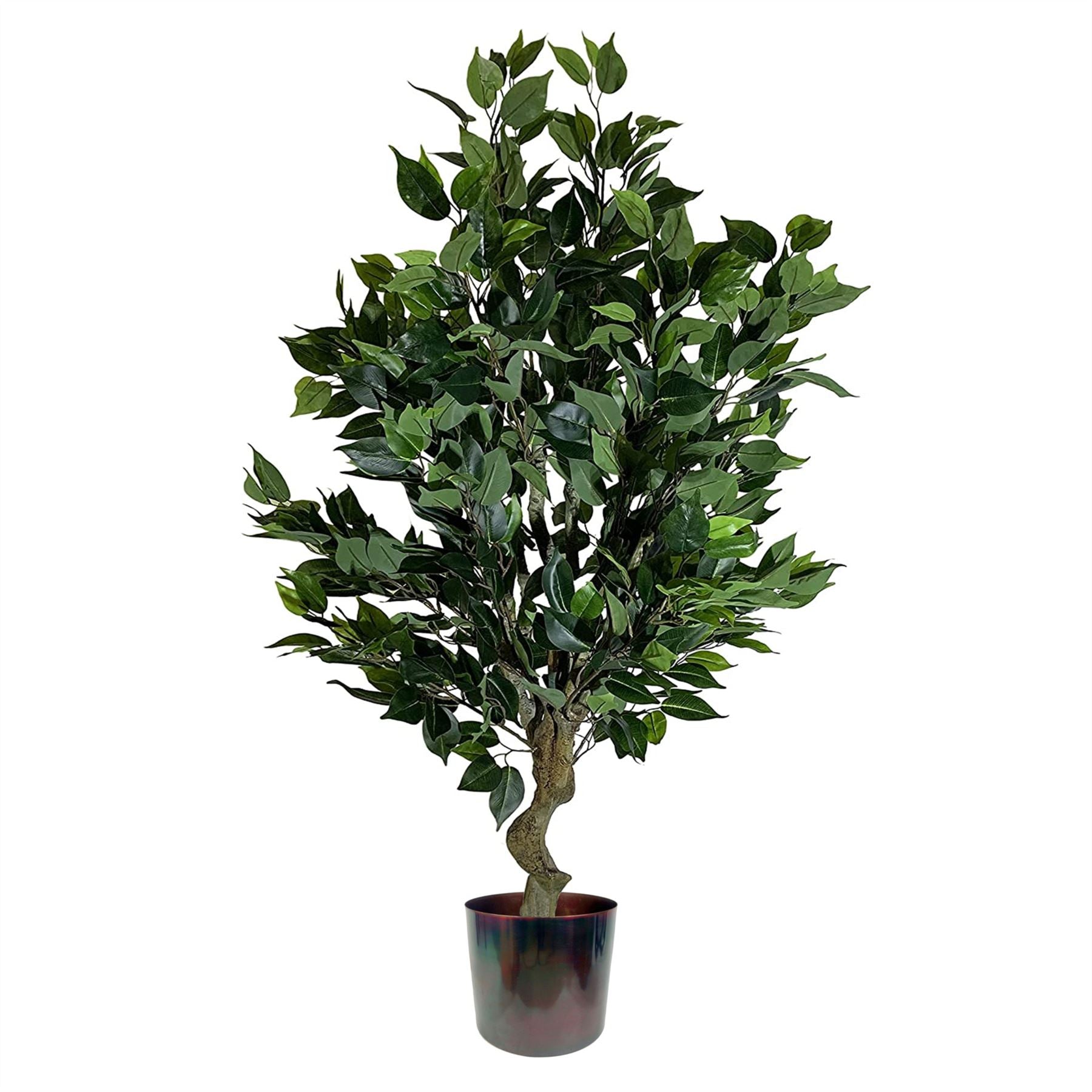 100cm Leaf Artificial Ficus Tree Planter