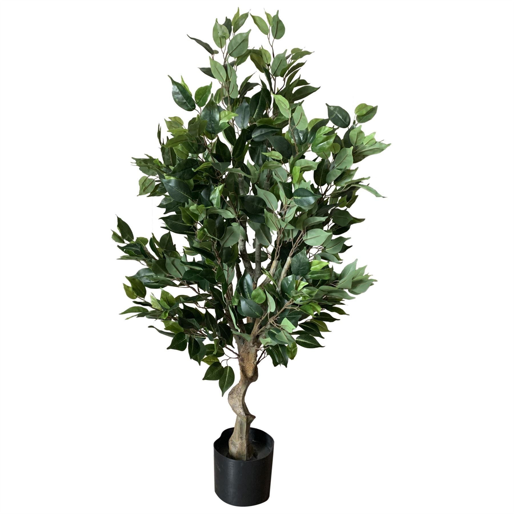 100cm Premium Artificial Ficus Twist Tree Planter