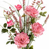 52cm Artificial Pink Peony Wildflower Bouquet