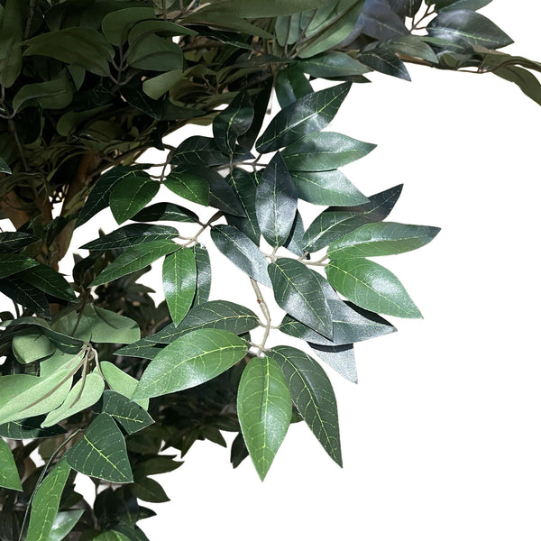 180cm Fire Retardant Lychee Ball Tree with 3774 Leaves and Natural Trunk