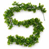 Pack of 6 x 170cm Artificial Green Mixed Foliage Floral Garland Hanging Decoration