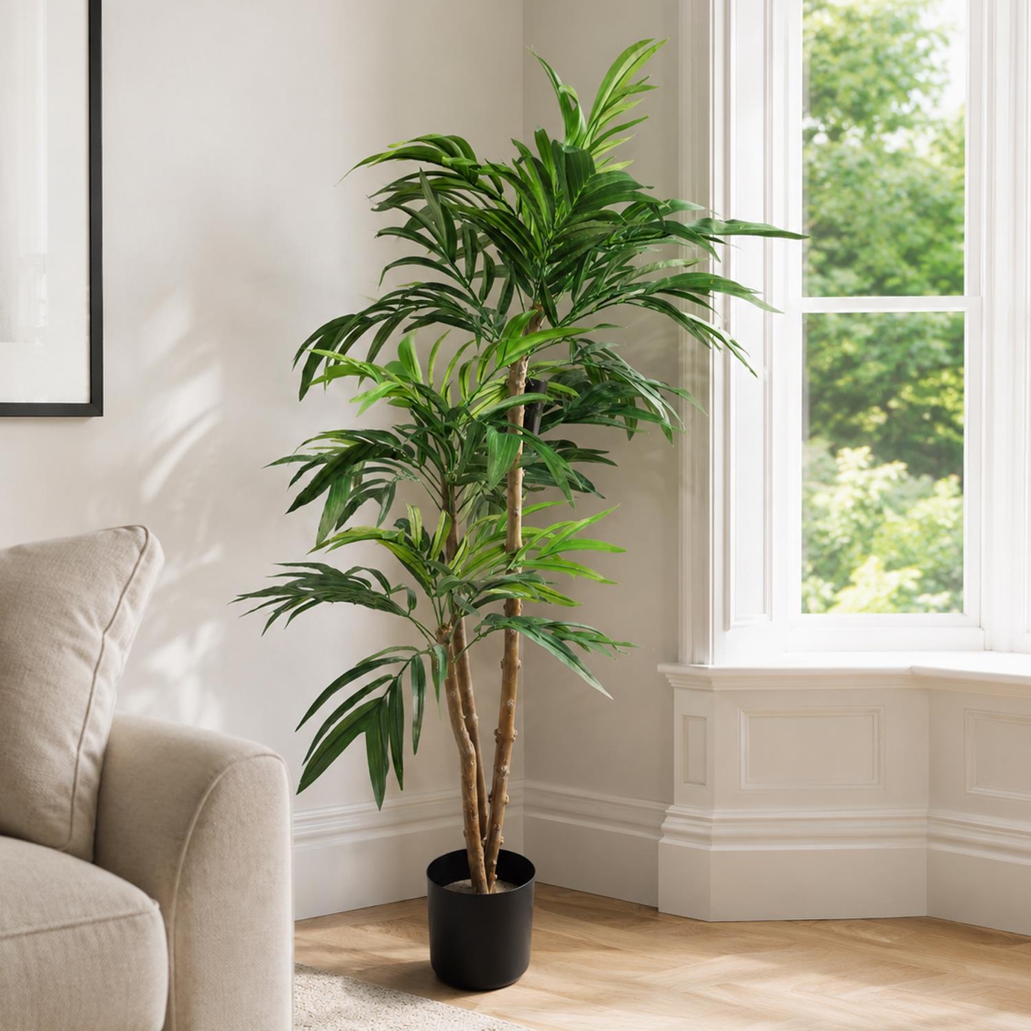 Leaf Design 140cm UV Resistant Artificial Mango Leaf Tree