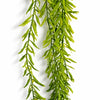 100cm Artificial Trailing Rhipsalis Style Hanging Plant - Dark Green Tips