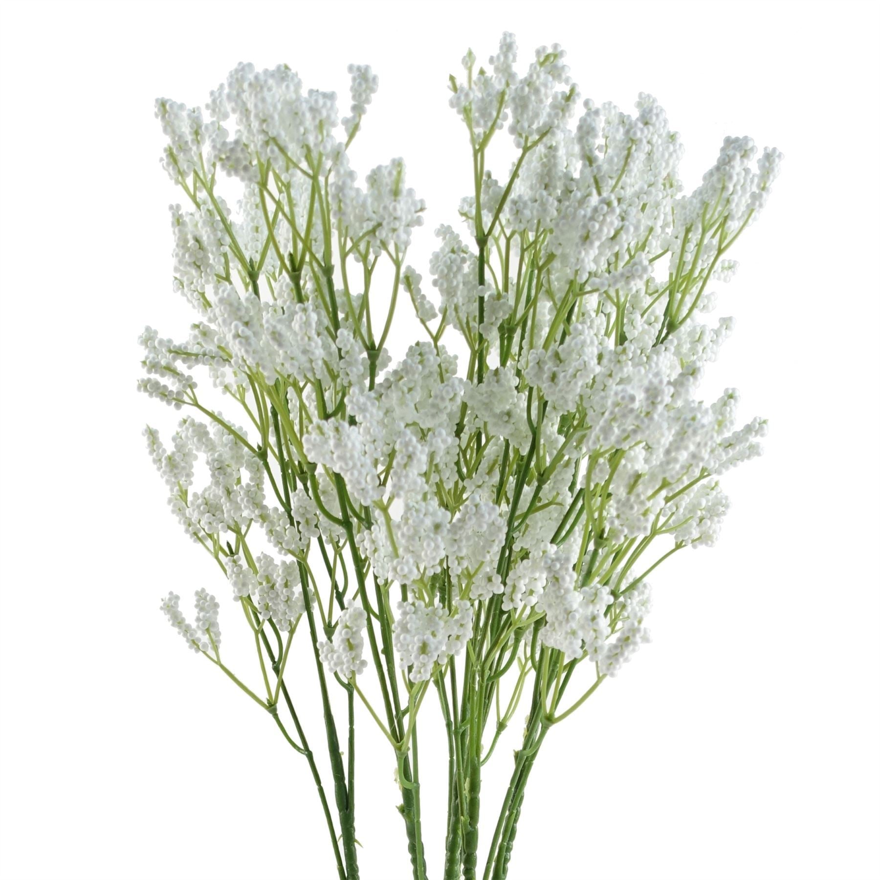 Pack of 6 x 65cm Artificial Gypsophilia Spray - Premium Quality