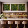 100cm Artificial Tropical Mixed Green Wall Panel with Monstera and Fern Foliage