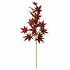 Pack of 6 x 90cm Artificial Red Japanese Maple Leaf Sprays