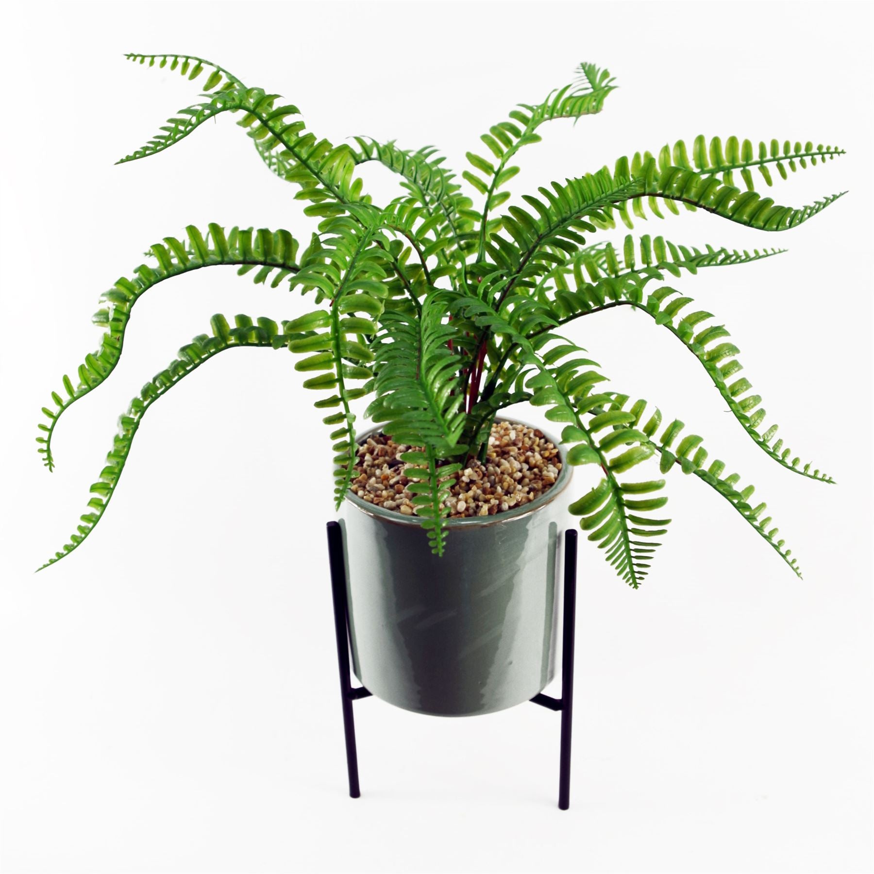 Large Artificial Fern Plant Planter &