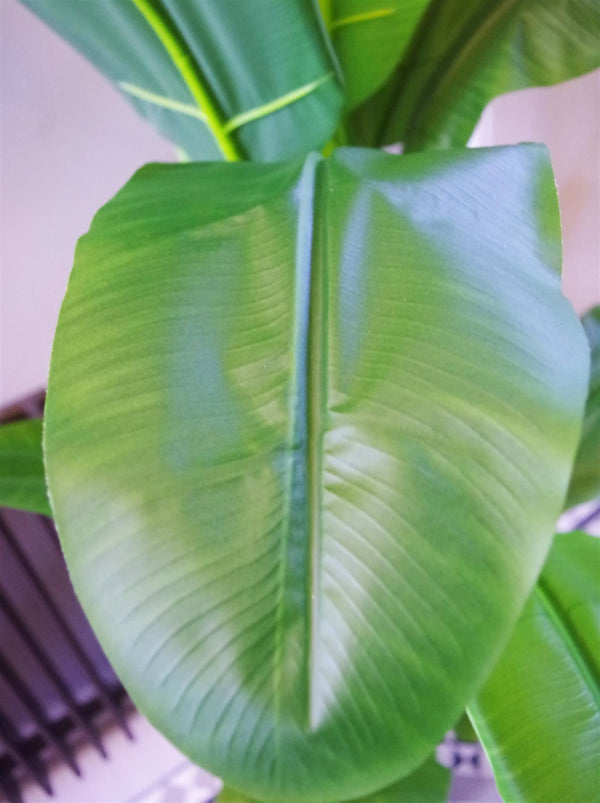 180cm Artificial Banana Tree Tropical Plant Copper Metal Planter - Premium Quality