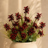 50cm Artificial Burgundy Lily Wildflower Bouquet