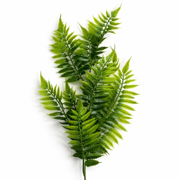 50cm Artificial Fern Spray Stem - Spring Green