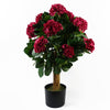 Artificial Pink Hydrangea Plant Potted 75cm Bush Botanik