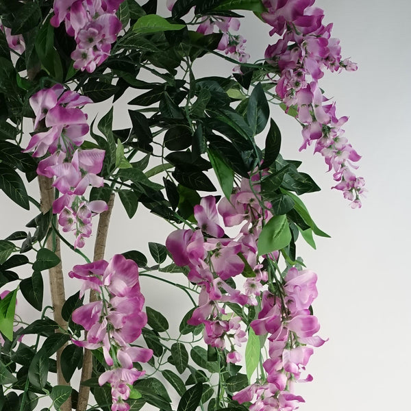 Artificial Wisteria Tree 150cm Artificial Purple Pink