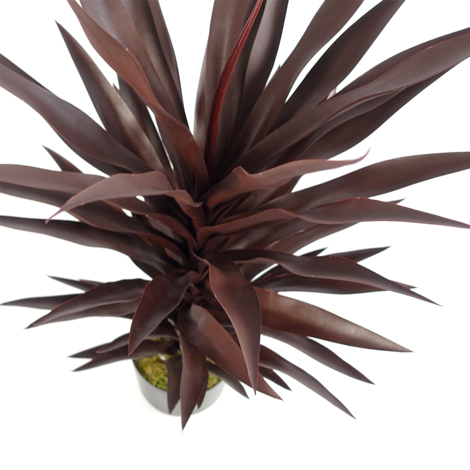 Realistic Artificial Plant Dark Red Yucca 85cm  - Realistic plant by Botanik