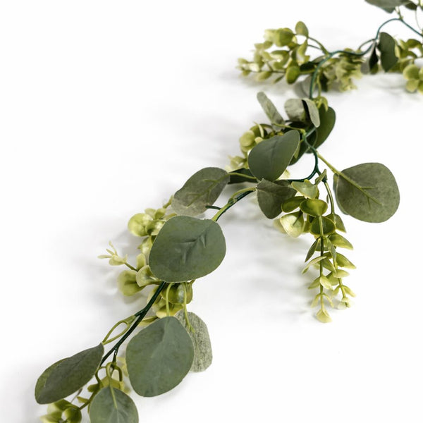 160cm Artificial Eucalyptus Style Garland Trailing Hanging Plant Faux Greenery Vine