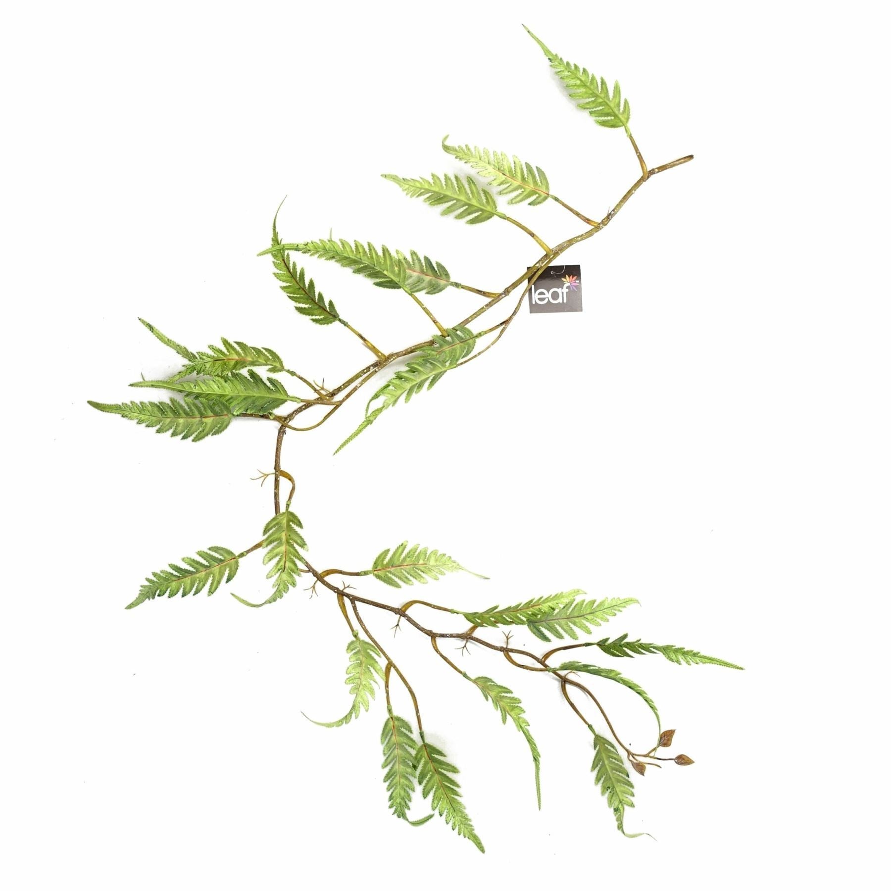 6 x 125cm Artificial Hanging Trailing Fern Plant - Premium Quality