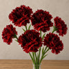 Pack of 6 x 57cm Red Carnation Artificial Flowers