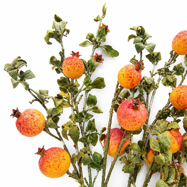 75cm Artificial Pomegranate Stem Artificial Yellow