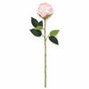 Pack of 6 x 55cm Artificial Light Pink Rose Stems