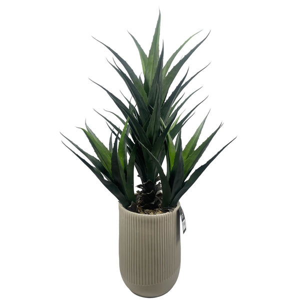110cm Artificial Agave Tropical Display in Pot Artificial - Premium Quality