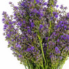 Pack of 6 x 75cm Artificial Purple Heather Flower Bush Stem
