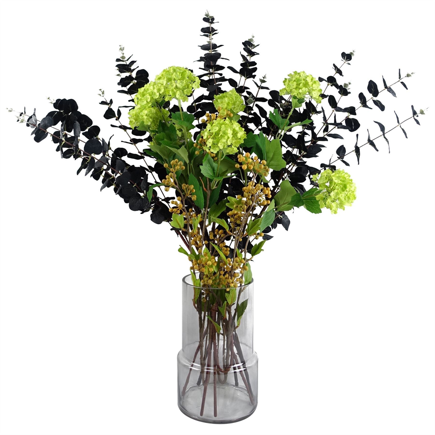 Pack of 6 x 70cm Artificial Viburnum Spray - Premium Quality
