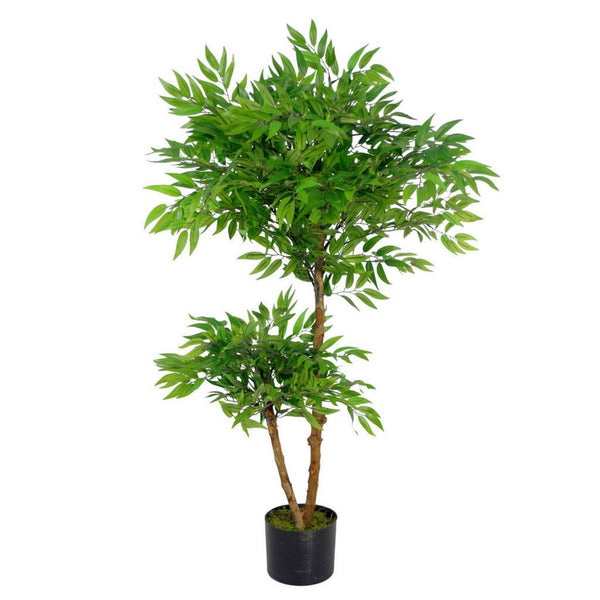 Artificial Ficus Tree Plant 100cm Ruscus Ficus Trunk