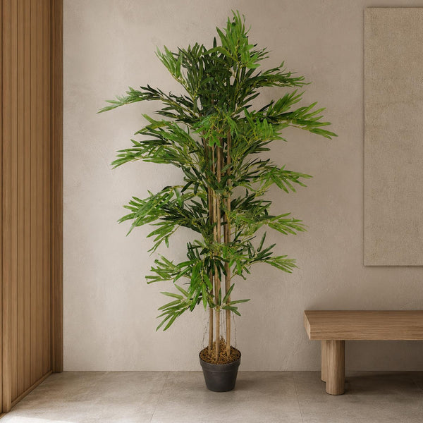 Artificial Bamboo Plants Trees Green