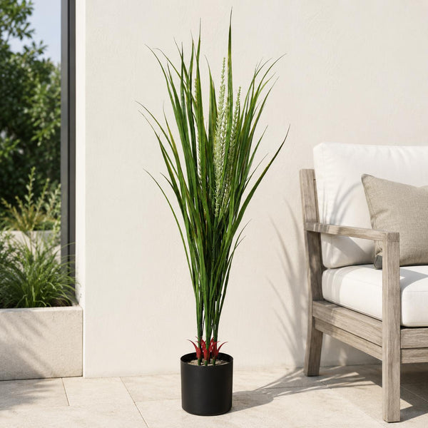 Leaf Design 90cm UV Resistant Artificial Grass Plant