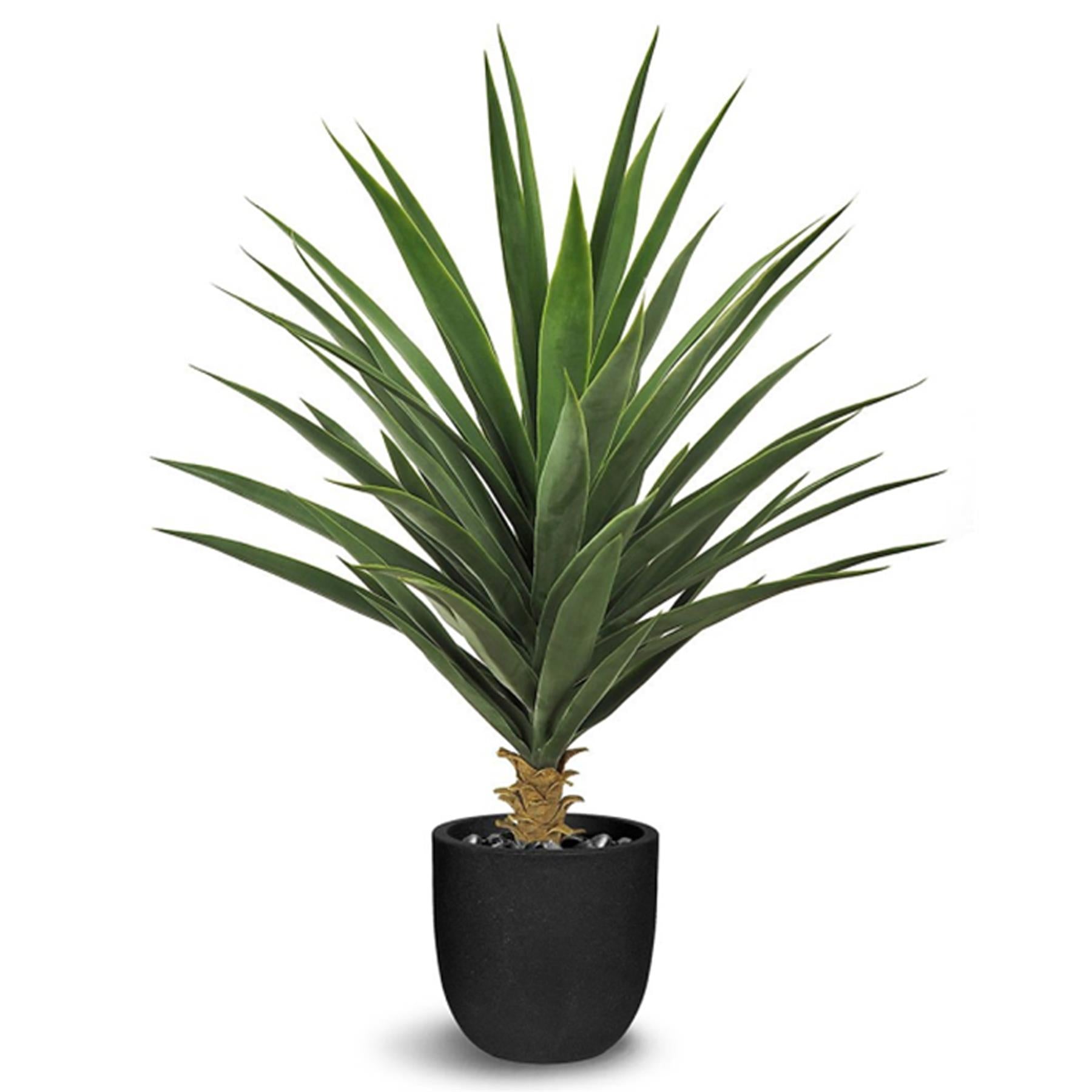 75cm Artificial Yucca Plant With Plastic Pot