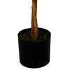 130cm Luxury Artificial Wisteria Tree White Flowers - Premium Range Silver Metal Planter - Premium Quality