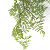6 x 100cm Artificial Hanging Maidenhair Fern Plant Light Green - Premium Quality