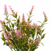 Pack of 6 x 34cm Artificial Pink Heather Stem Plant
