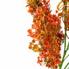 Pack of 6 x 75cm Artificial Coral Berry Spray Bush Stem