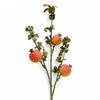 Pack of 6 x 75cm Artificial Pomegranate Stem Artificial Yellow