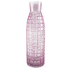 Glass Vase Tall Pink Square Glass Vase 49cm Botanik