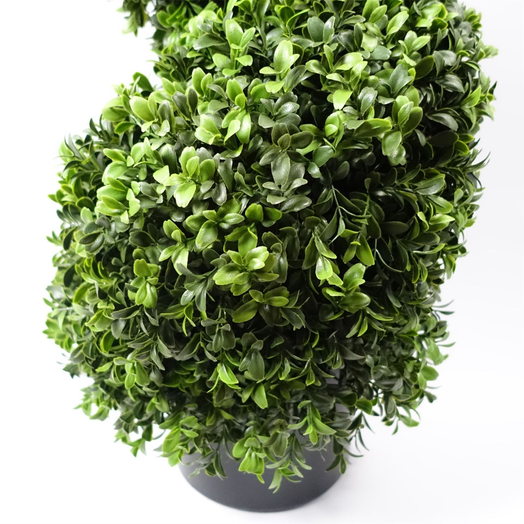 Leaf 120cm Sprial Buxus Artificial Tree UV Resistant Outdoor