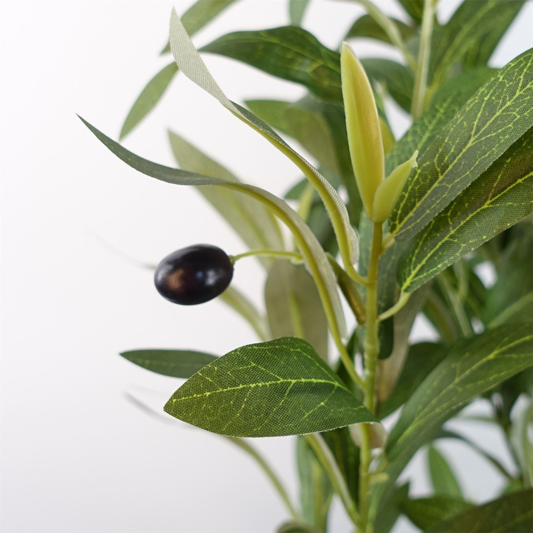150cm Artificial Natural Look Olive Tree with Wooden Trunk - Premium Quality