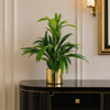 Artificial Bamboo Gold Planter Plants 65cm